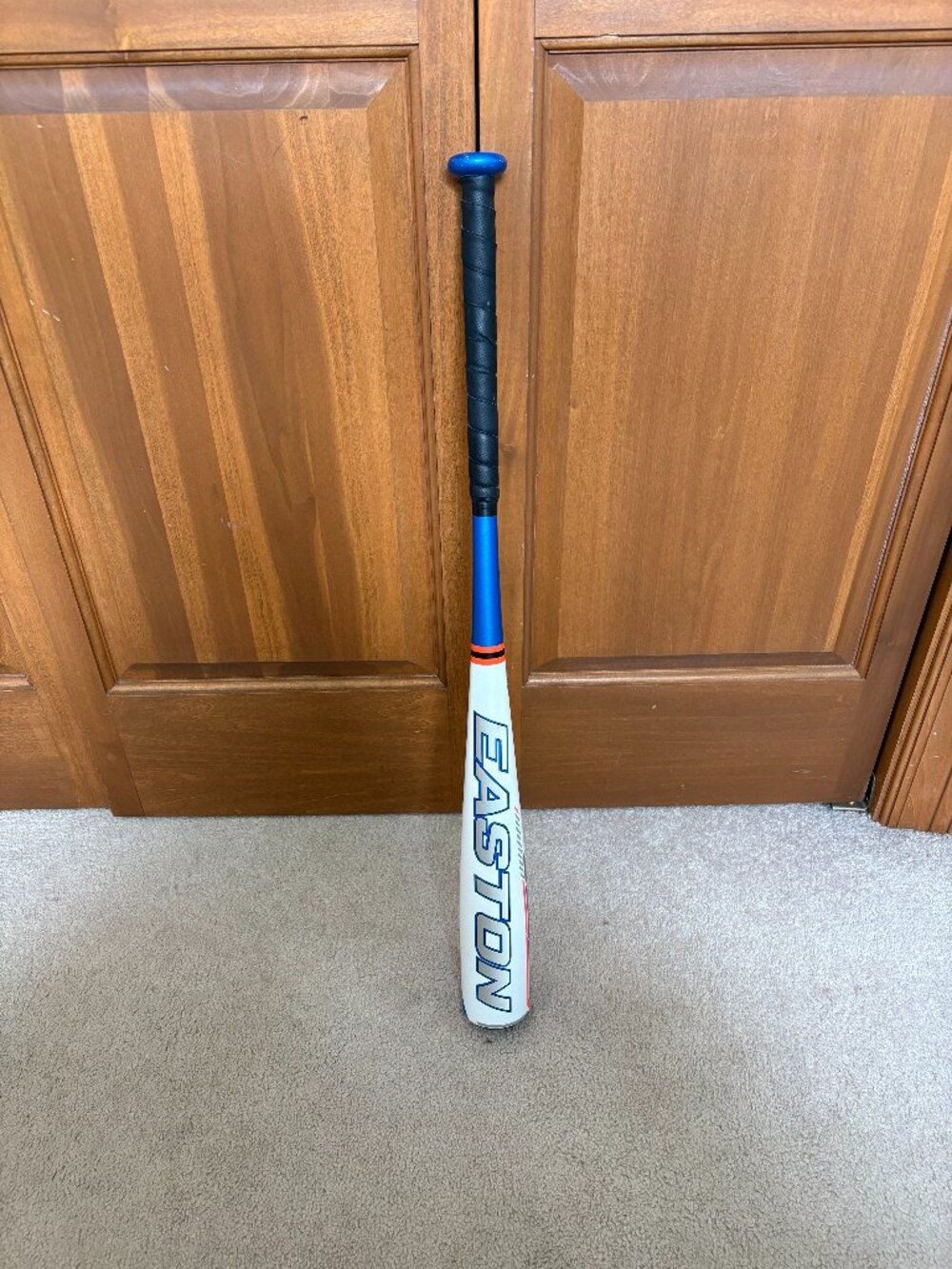 Easton Quantum Youth Baseball Bat -10 White Blue 30" 20oz SL22Quan108
